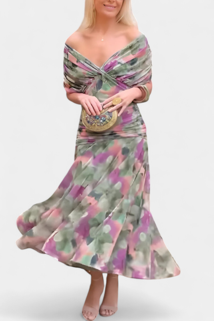 Damen Abendkleid Mit Freien Schultern | Maxi
