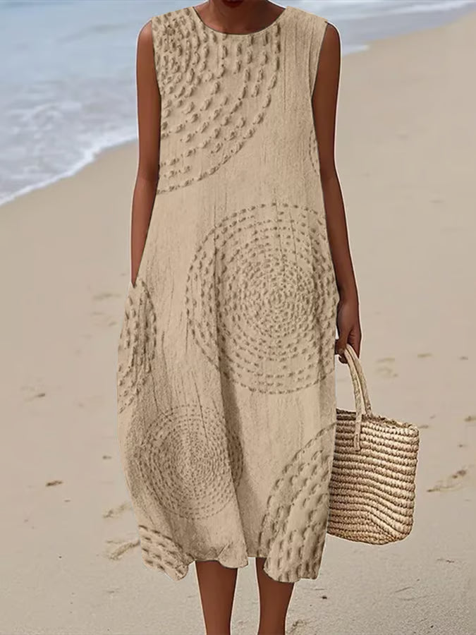 Damen Sommer Strandkleid | Maxi