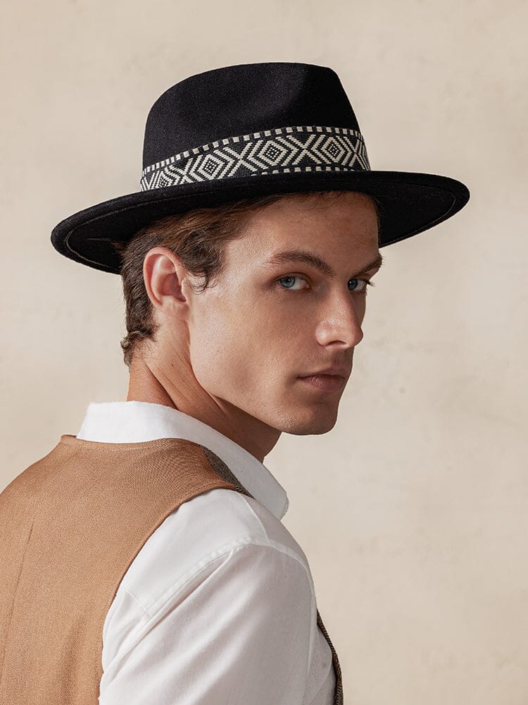 Herren Fedora-Hut | Breite Krempe