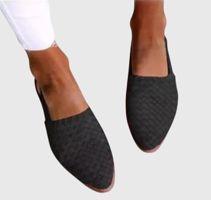 Damen Geflochtene Slipper | Elegant