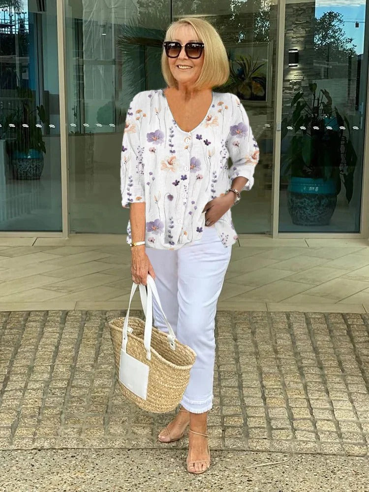 Women's Floral Blouse | Summer