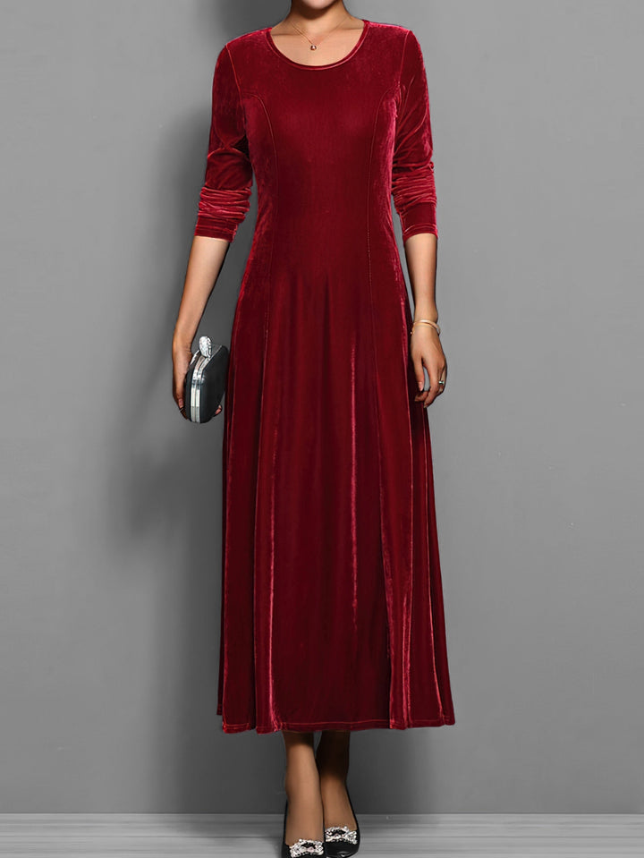 Damen Abendkleid mit langen Ärmeln | Maxi