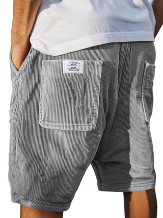 Męskie Szorty z Dżerseju z Troczkami | Casual Fit