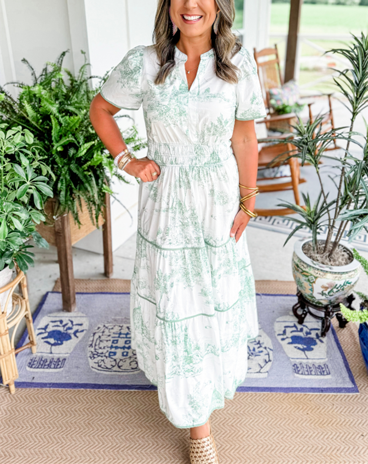 Damen Blumiges Sommerkleid | Maxi