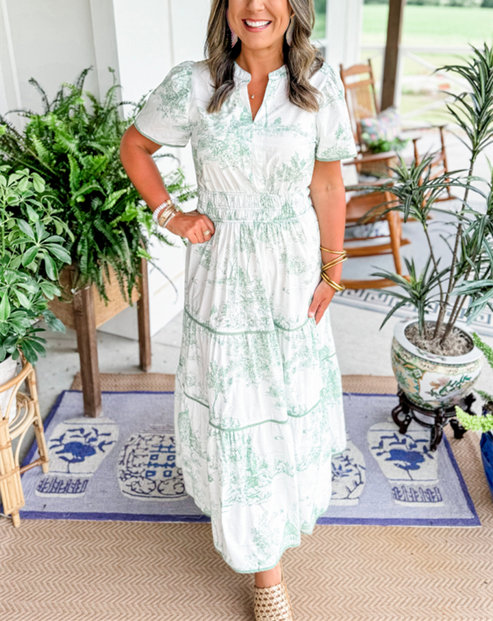 Damen Blumiges Sommerkleid | Maxi