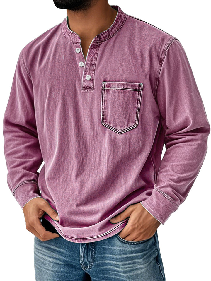 Men's Everyday Shirt | Long Sleeves with Neck Buttons