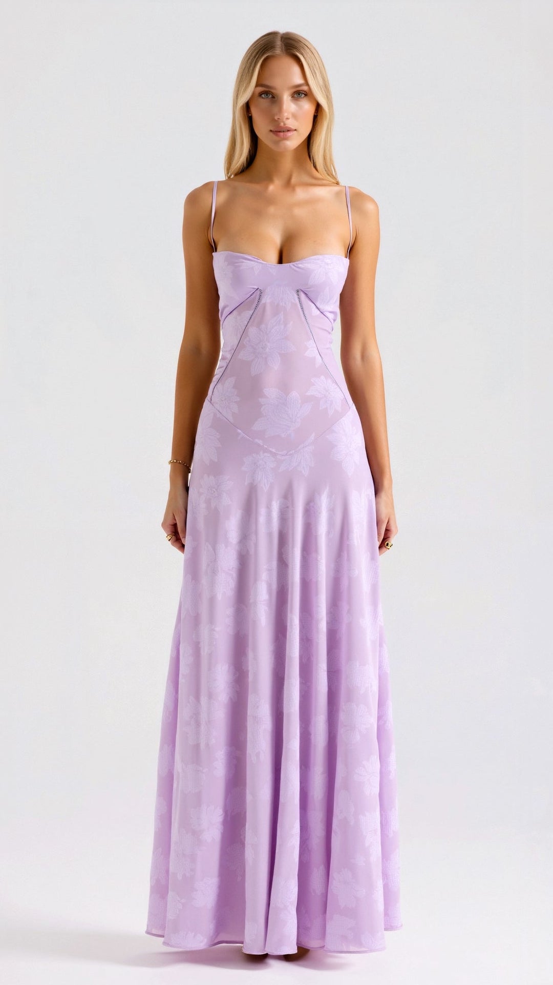 Vestido Feminino para Casamento com Alças | Maxi