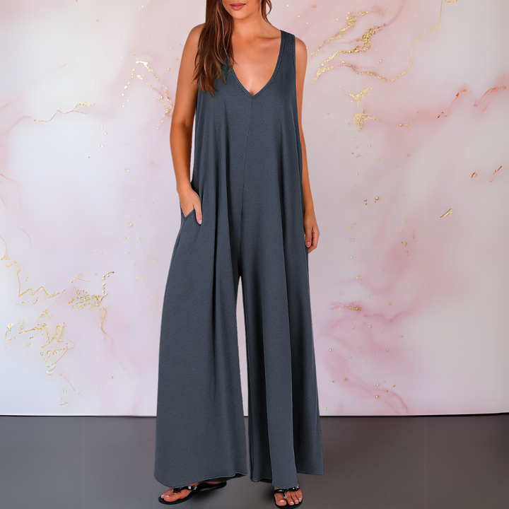 Damen Overall Alltagstauglich | Weite Hosenbeine