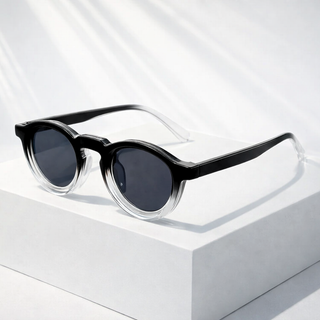 Unisex Okrągłe Okulary Przeciwsłoneczne | Vintage