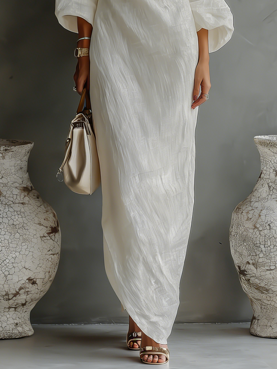 Damen Abendkleid Ein-Schulter | Maxi