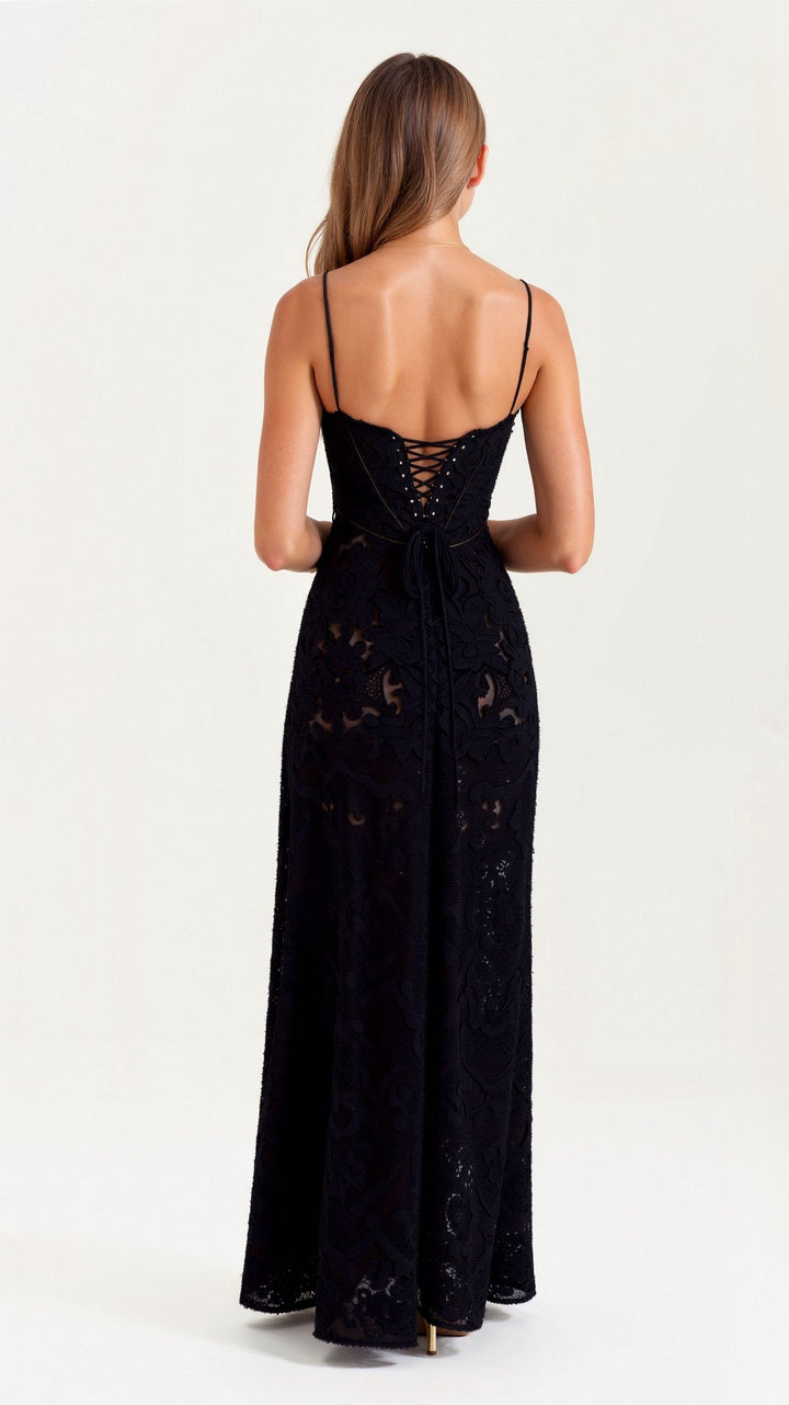 Vestido Feminino para Casamento com Alças | Maxi