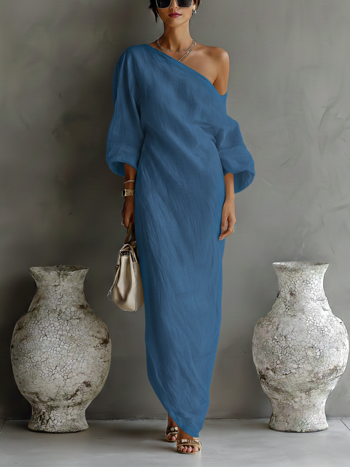Damen Abendkleid Ein-Schulter | Maxi