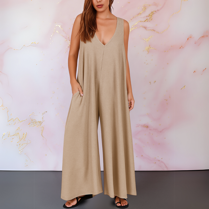 Damen Overall Alltagstauglich | Weite Hosenbeine