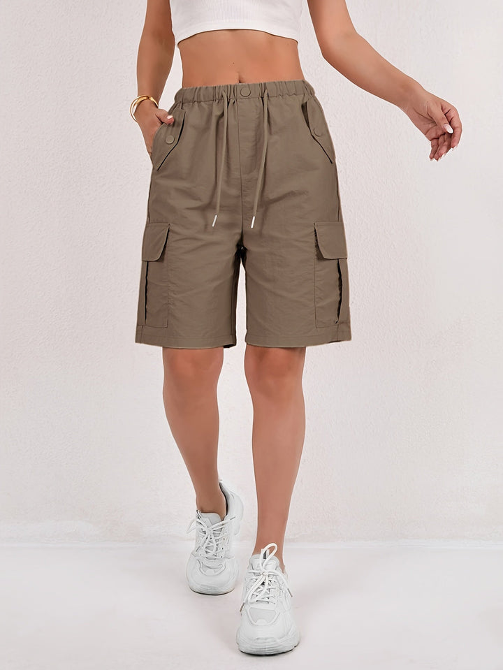 Women's Cargo Shorts | With Drawstring