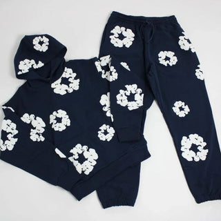 Unisex Oversized Hoodie Set | Graffiti Print