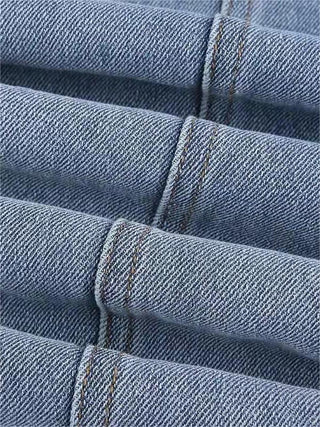 Damskie Jeansy Slim Fit z Rozszerzanym Dołem | Wysoki Tali