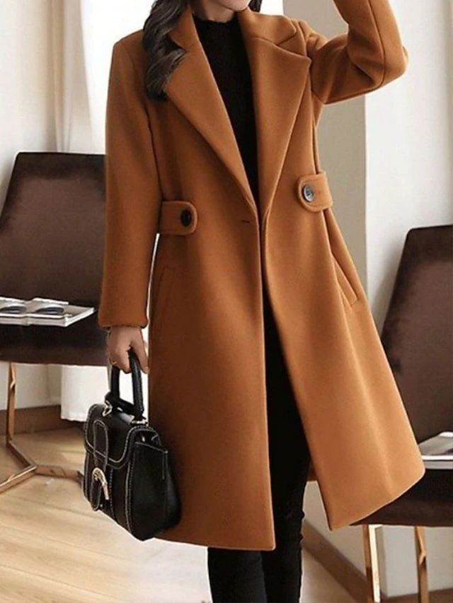 Women's Winter Trench Coat | With Belt