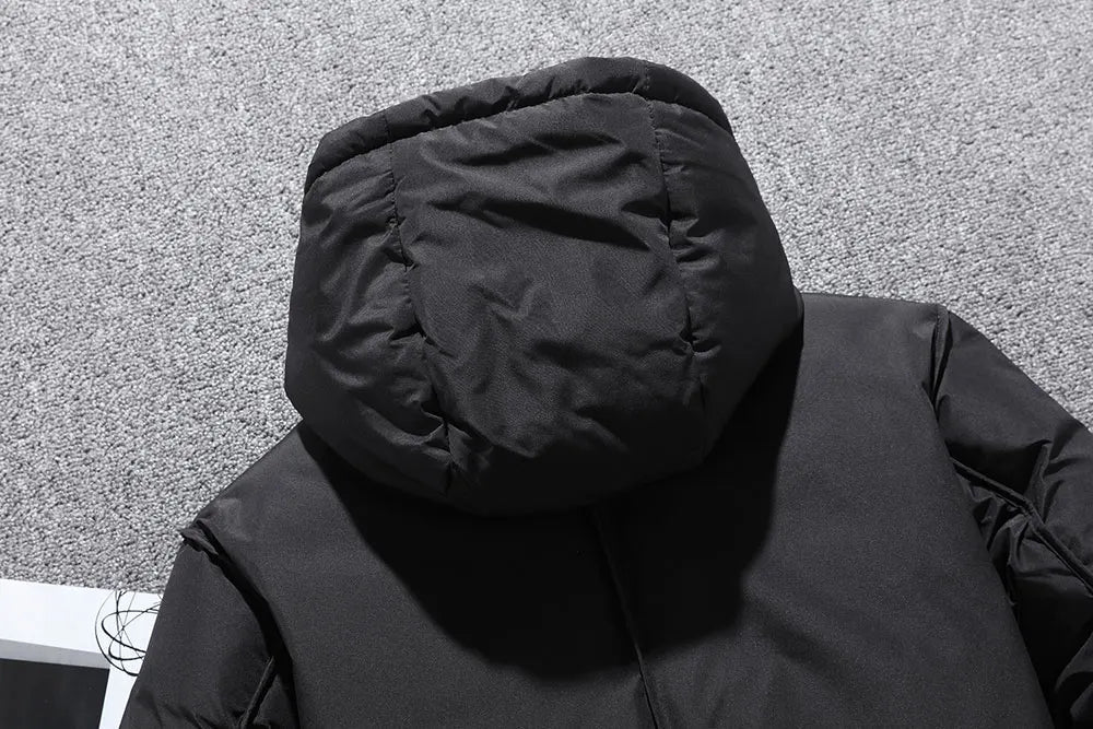 Herren Winter Steppjacke | Mit Kapuze