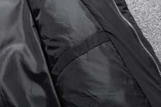 Męskie Zimowa Pikowana Kurtka | Z Kapturem