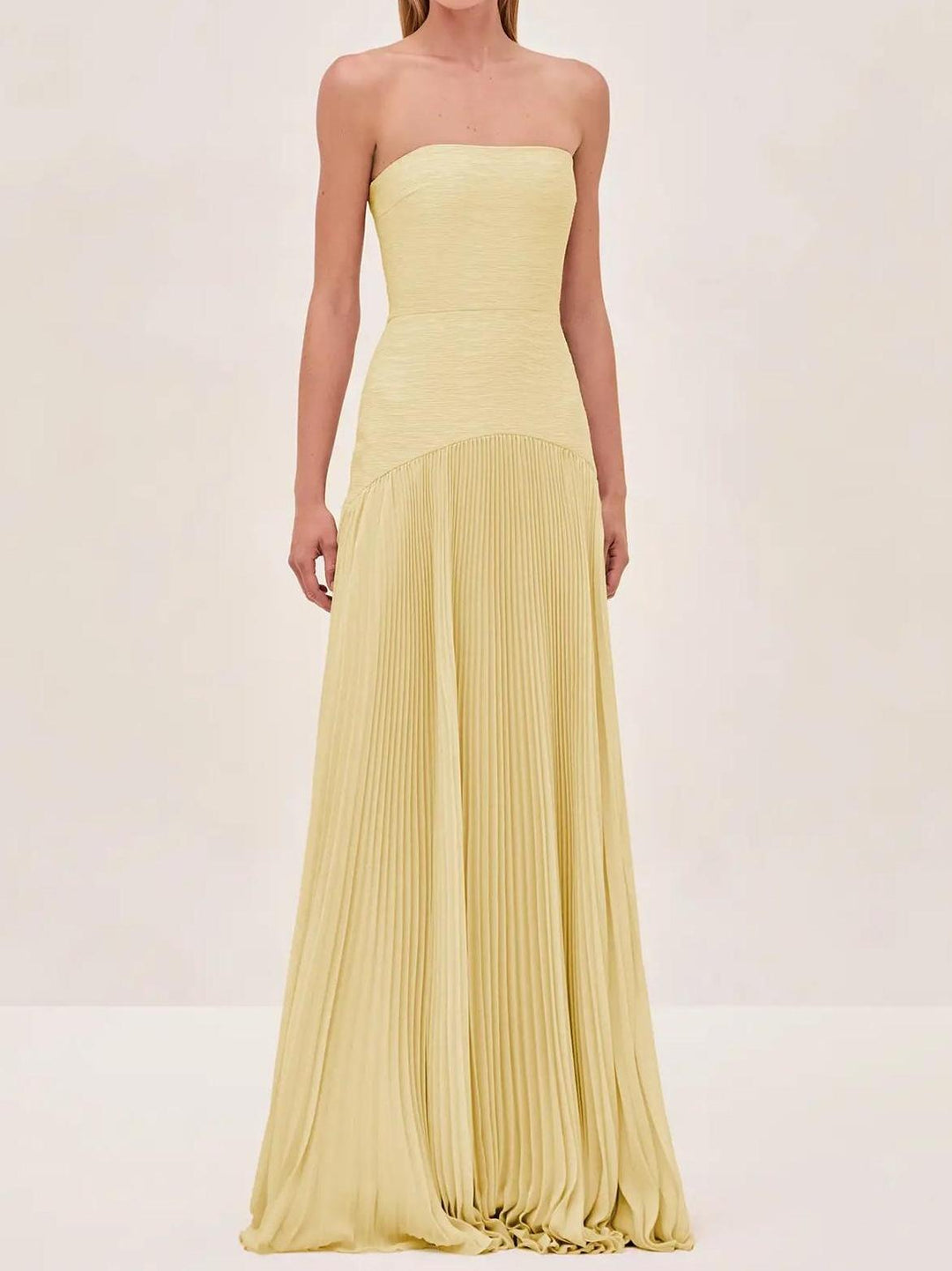 Women's Strapless Maxi Wedding Dress