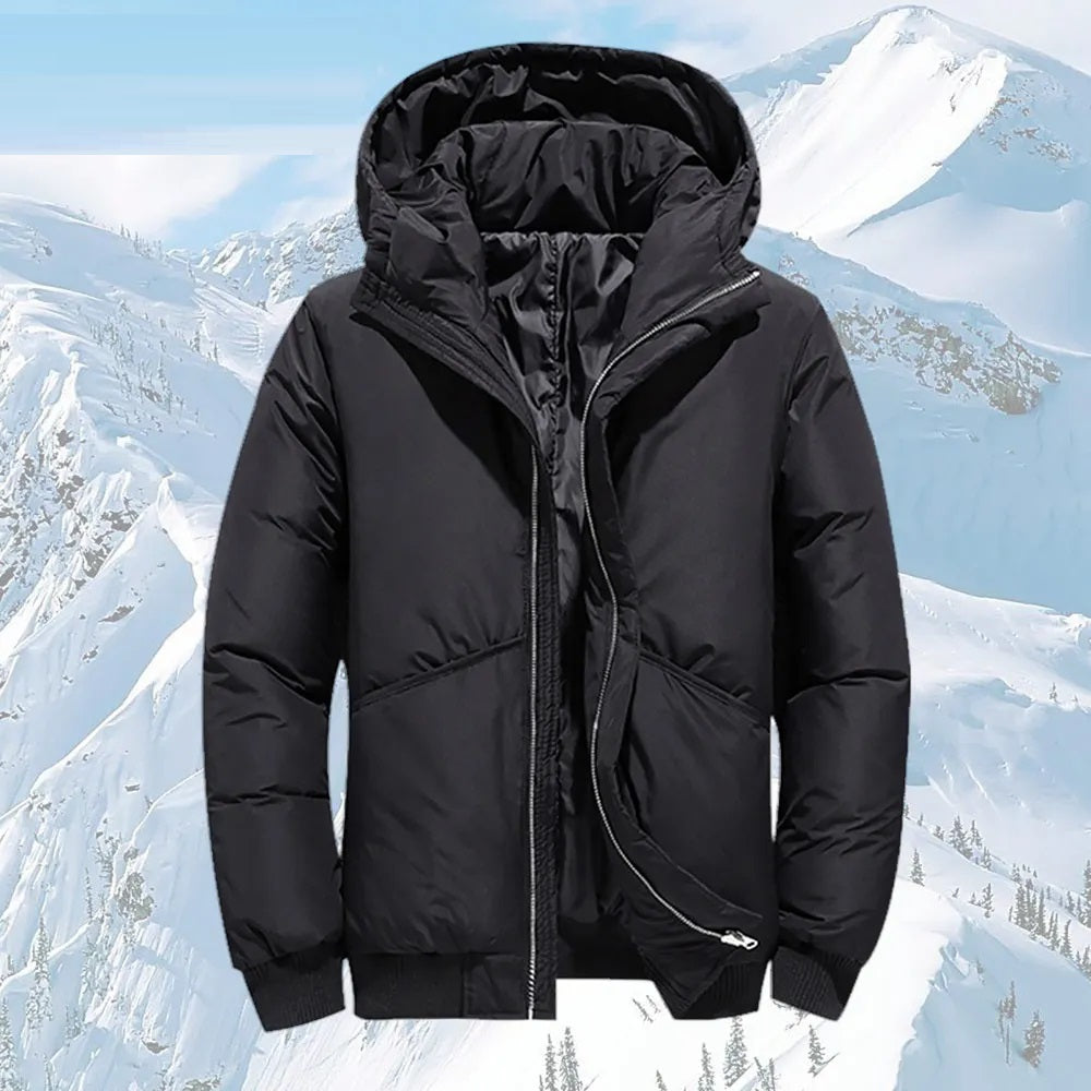 Herren Winter Steppjacke | Mit Kapuze