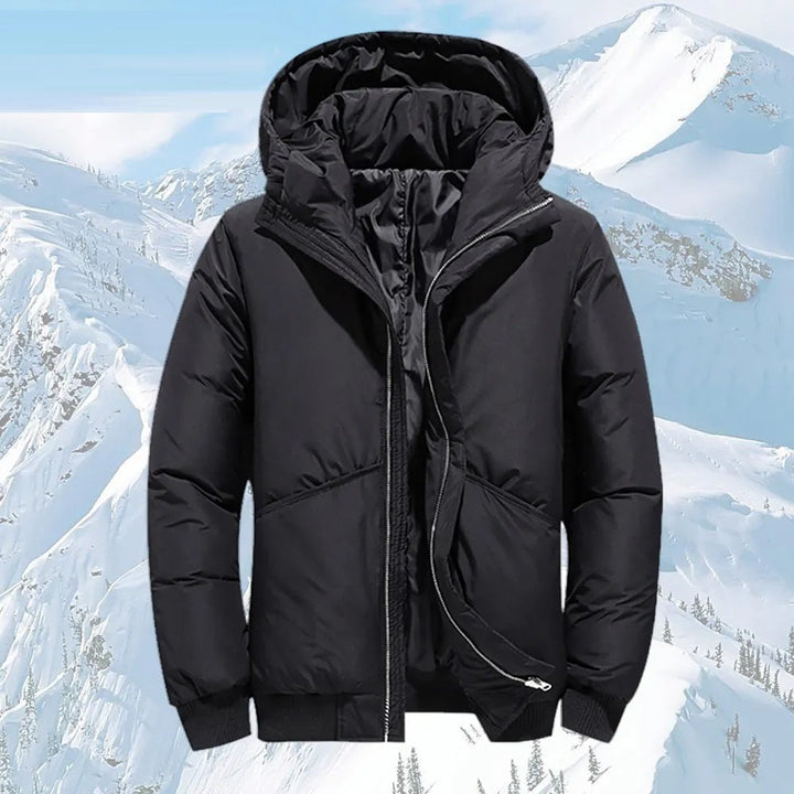 Herren Winter Steppjacke | Mit Kapuze