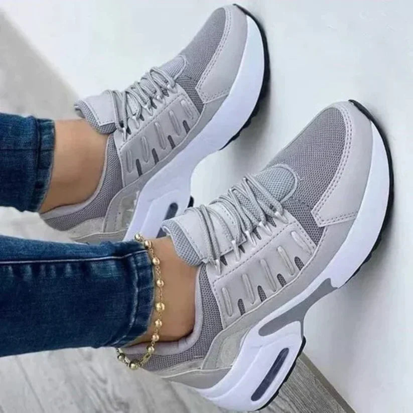 Damen Schnür-Sneakers | Massiv