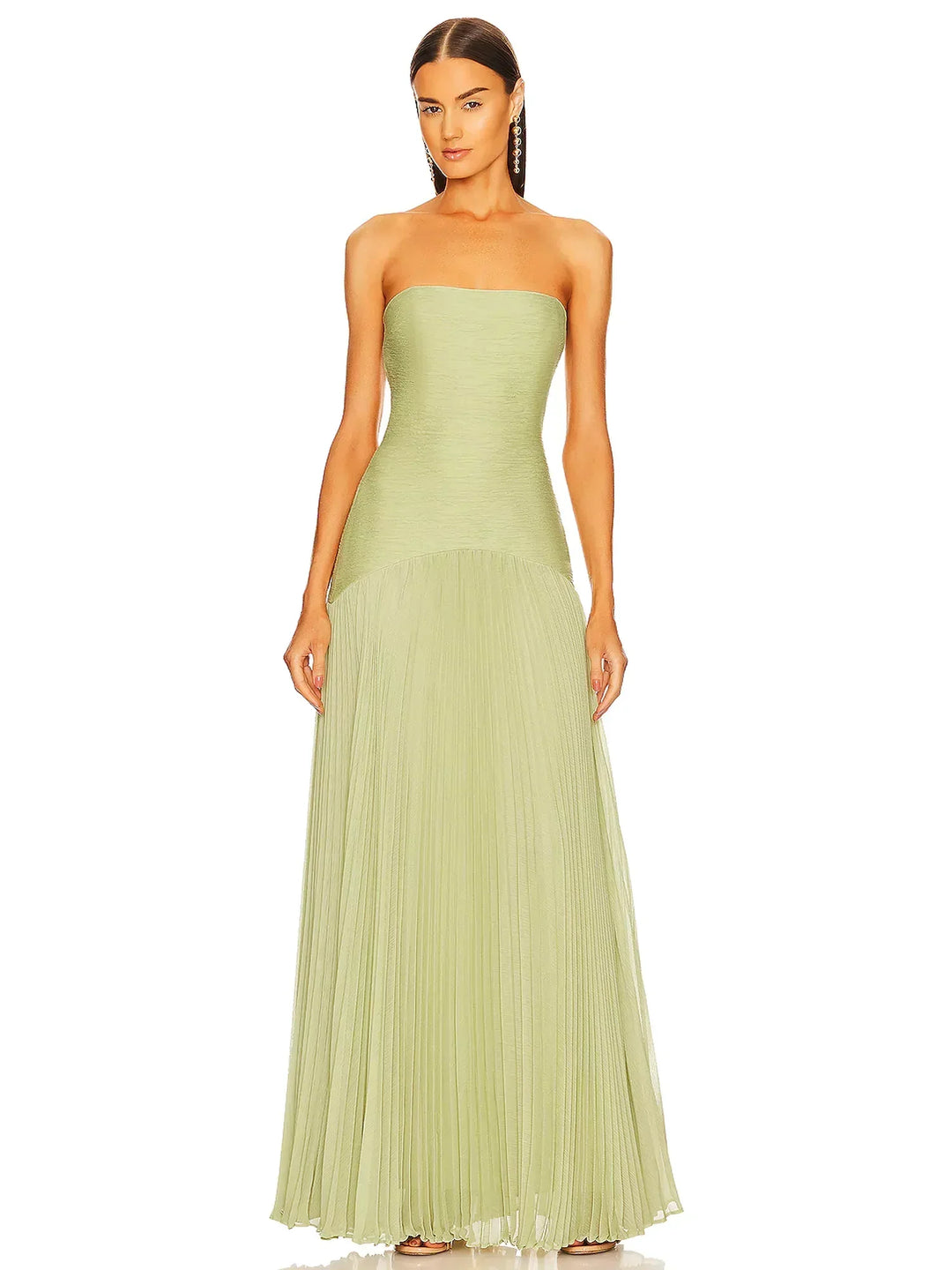 Women's Strapless Maxi Wedding Dress