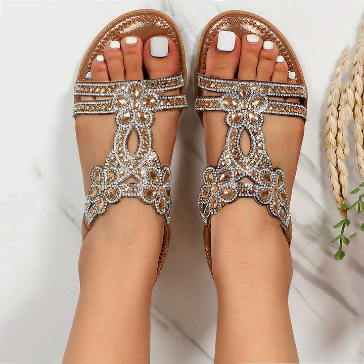 Damen Flache Sommerliche Sandalen | Freizeit