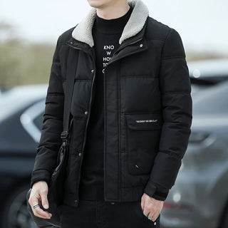 Męskie Zimowa Pikowana Kurtka | Z Wewnętrzną Podszewką