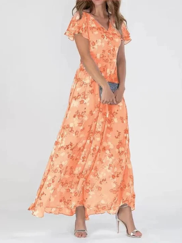 Damen Blumiges Sommerkleid | Maxi