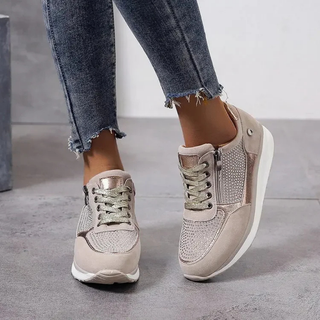 Damskie Ortopedyczne Sneakersy | Oddychające z Zamkiem