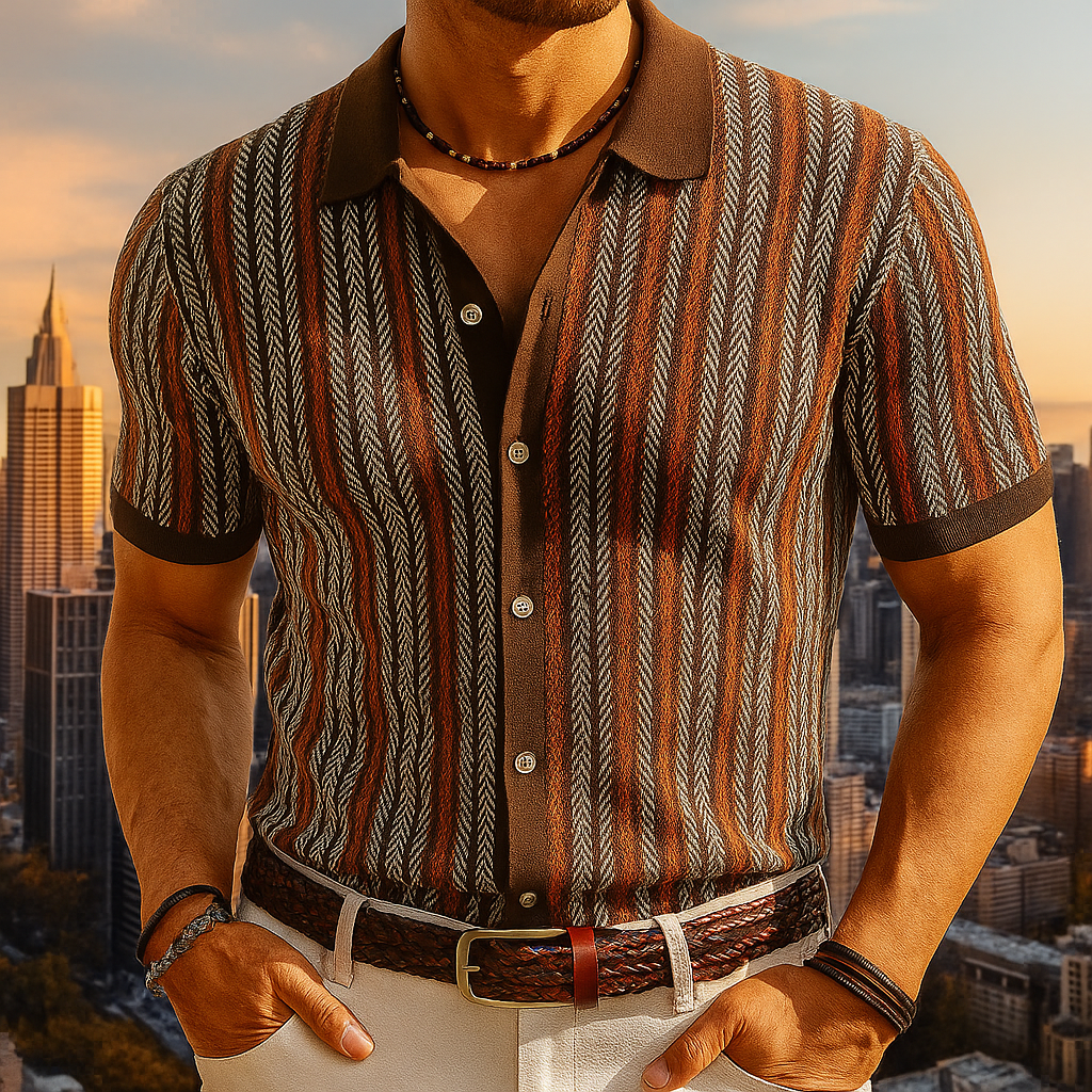 Herren Polohemd Kurzarm | Muster