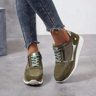 Damskie Ortopedyczne Sneakersy | Oddychające z Zamkiem
