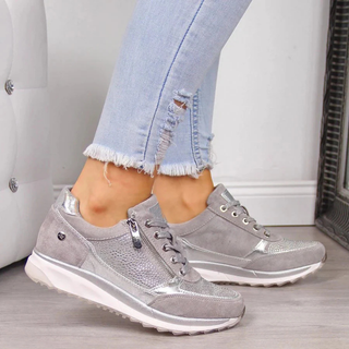 Damskie Ortopedyczne Sneakersy | Oddychające z Zamkiem