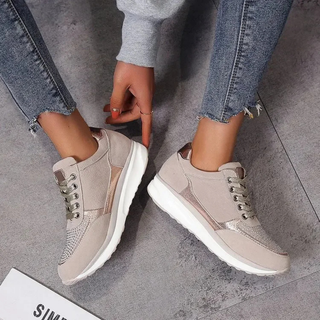Damskie Ortopedyczne Sneakersy | Oddychające z Zamkiem