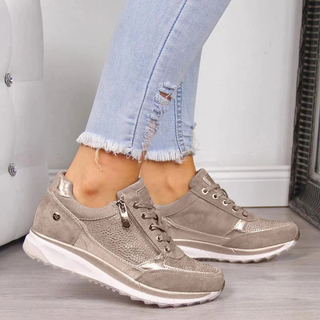 Damskie Ortopedyczne Sneakersy | Oddychające z Zamkiem
