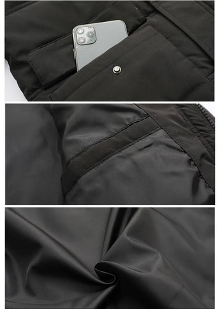 Męskie Zimowa Pikowana Kurtka | Z Wewnętrzną Podszewką