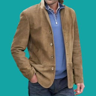 Męska kurtka casual z guzikami | Slim Fit
