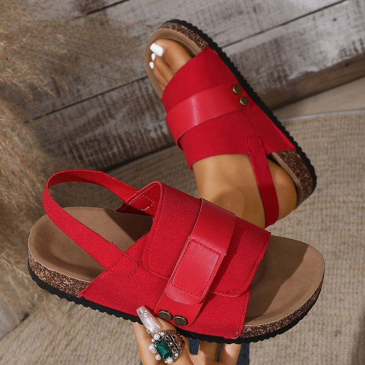 Damen Sommer Sandalen | Verstellbarer Riemen