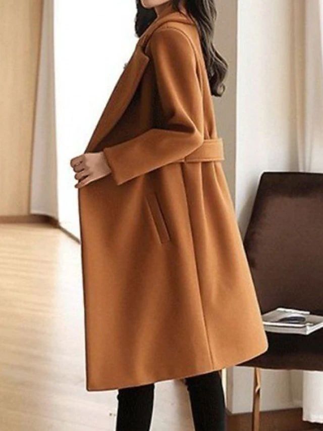 Women's Winter Trench Coat | With Belt