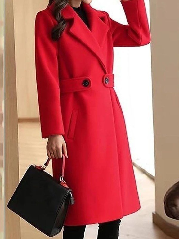 Women's Winter Trench Coat | With Belt