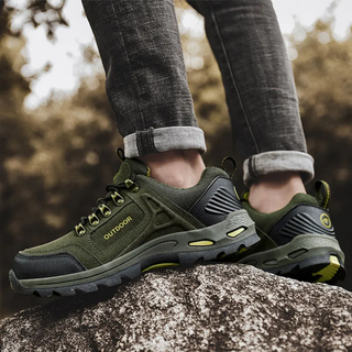 Męskie Ortopedyczne Buty Trekkingowe | Wodoodporne z Antypoślizgową Podeszwą