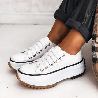 Damskie ortopedyczne sneakersy na platformie | Chunky