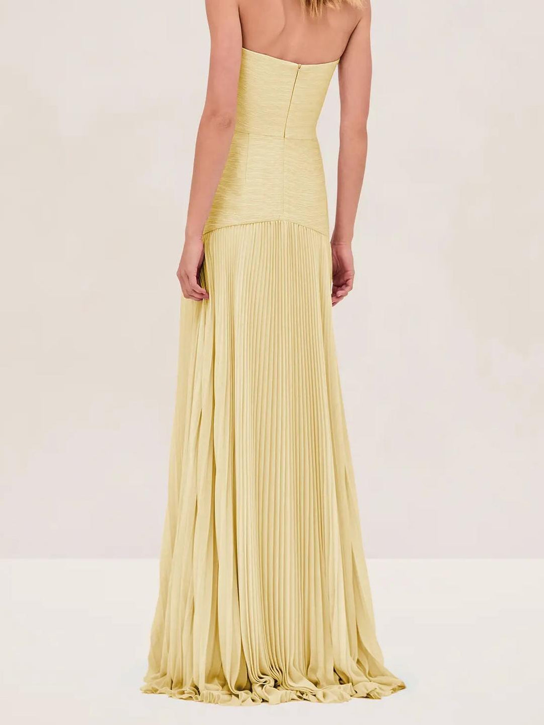Women's Strapless Maxi Wedding Dress