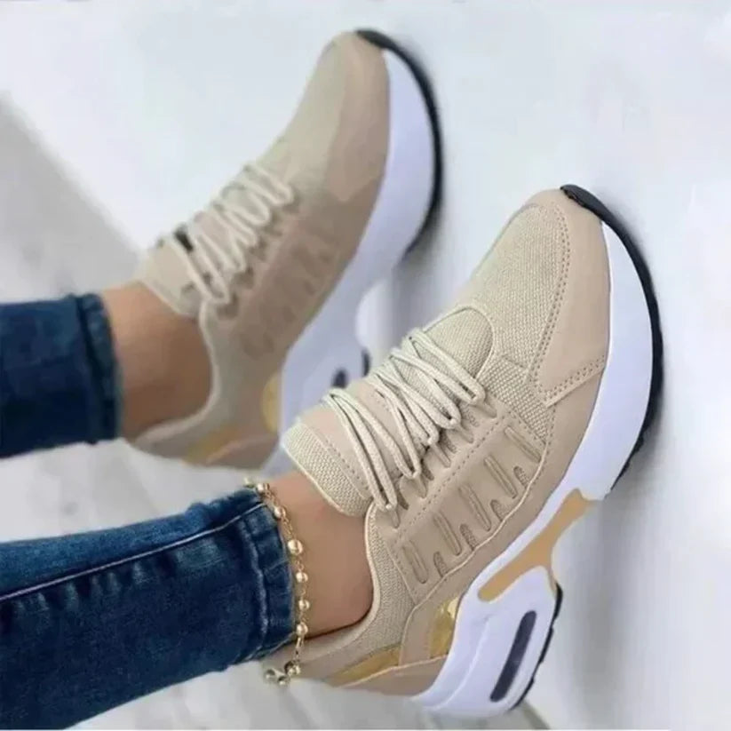 Damen Schnür-Sneakers | Massiv