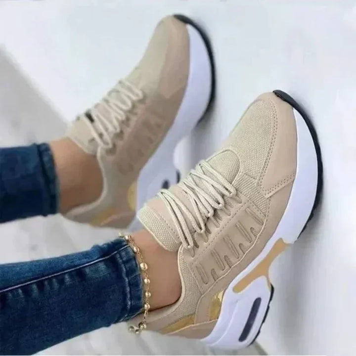 Damen Schnür-Sneakers | Massiv