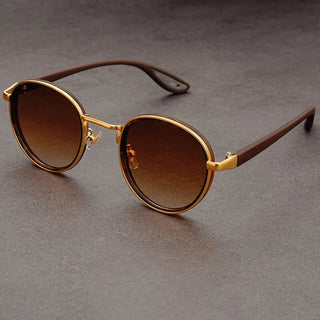 Unisex Okrągłe Okulary Przeciwsłoneczne | Vintage
