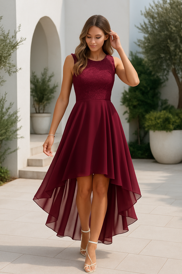 Damen elegantes Hochzeitskleid | Maxi