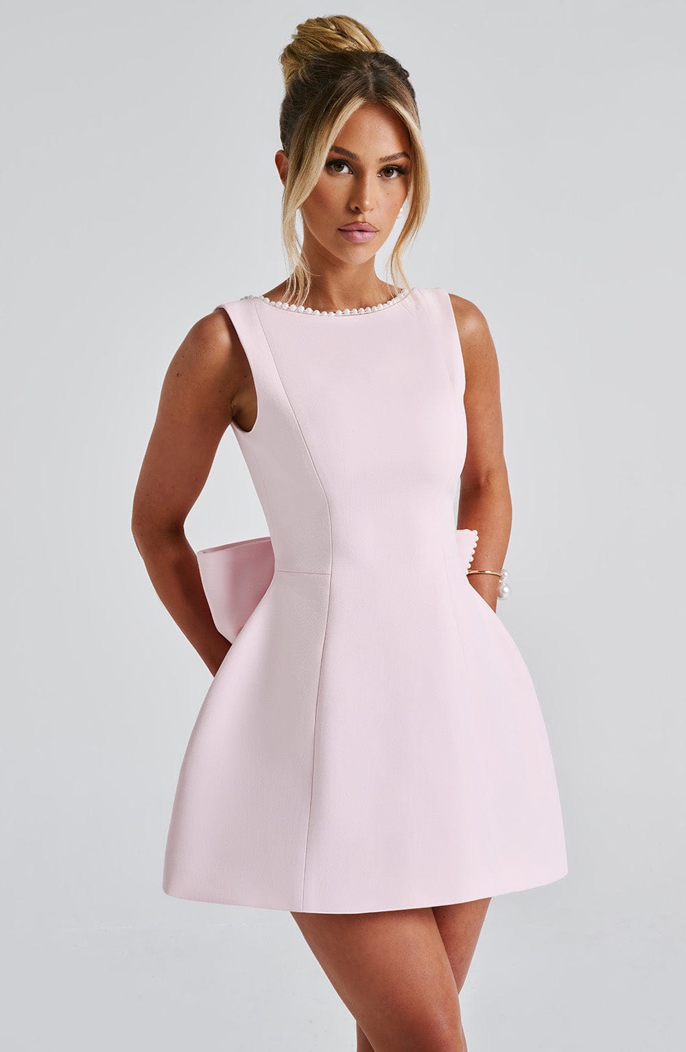 Damen elegantes Hochzeitskleid | Mini